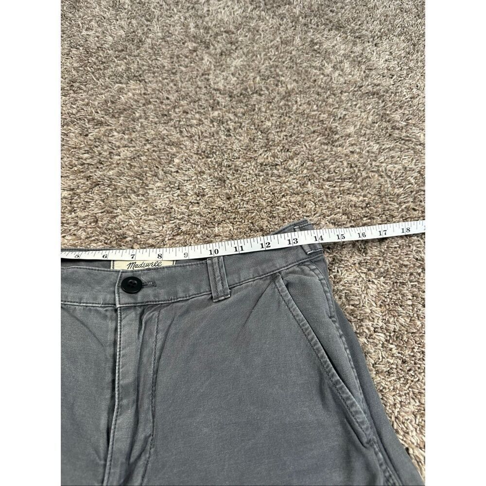 Madewell Garment Dyed Low Rise Slung Straight Cargo Gray Pant Pockets Utility 25 - Picture 7 of 11